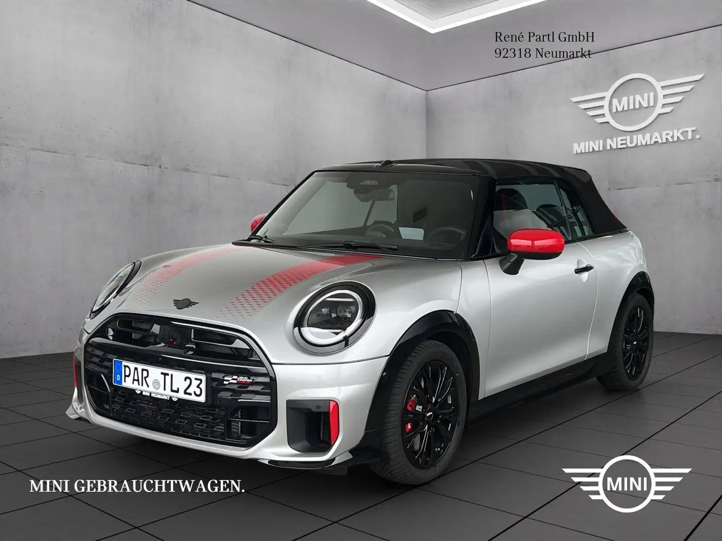 MINI John Cooper Works Cabrio John Cooper Works Cabrio LED ACC 360° HUD H/K Silber - 1