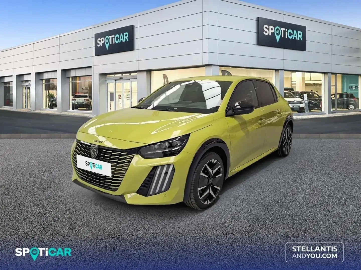 Peugeot 208 GT Eléctrico 156 Jaune - 1