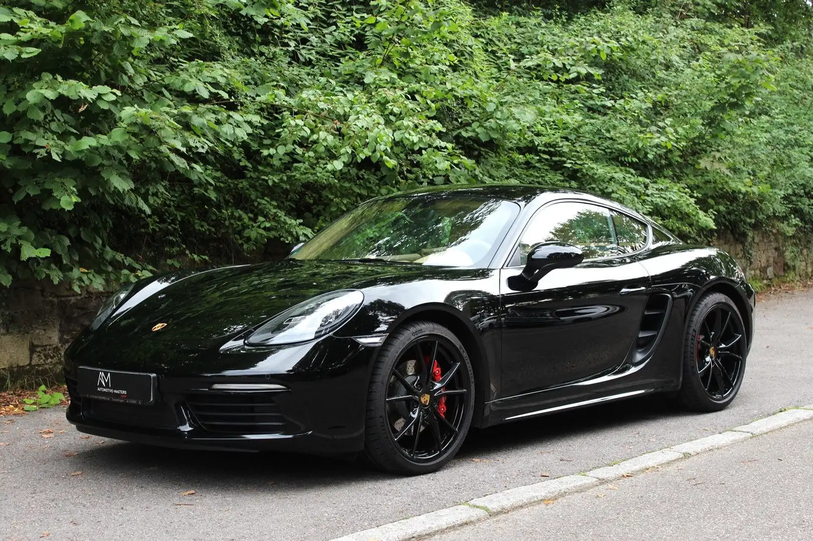 Porsche Cayman 718 Cayman S Schalter | Schwarz/Beige | Approved Schwarz - 2