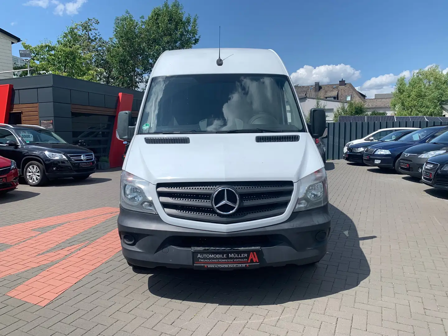 Mercedes-Benz Sprinter 3.0 L4/H3 190PS *AT*Doka 7-S *Navi *RFK Blanc - 2