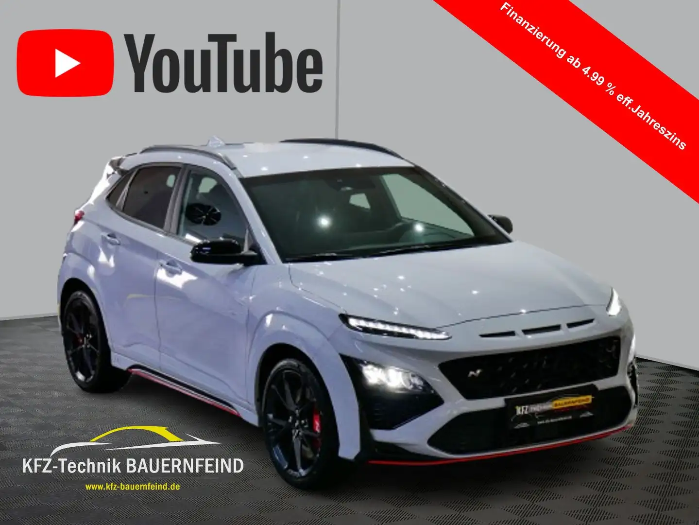 Hyundai KONA N Performance 2WD 8-FACH KRELL Bleu - 1
