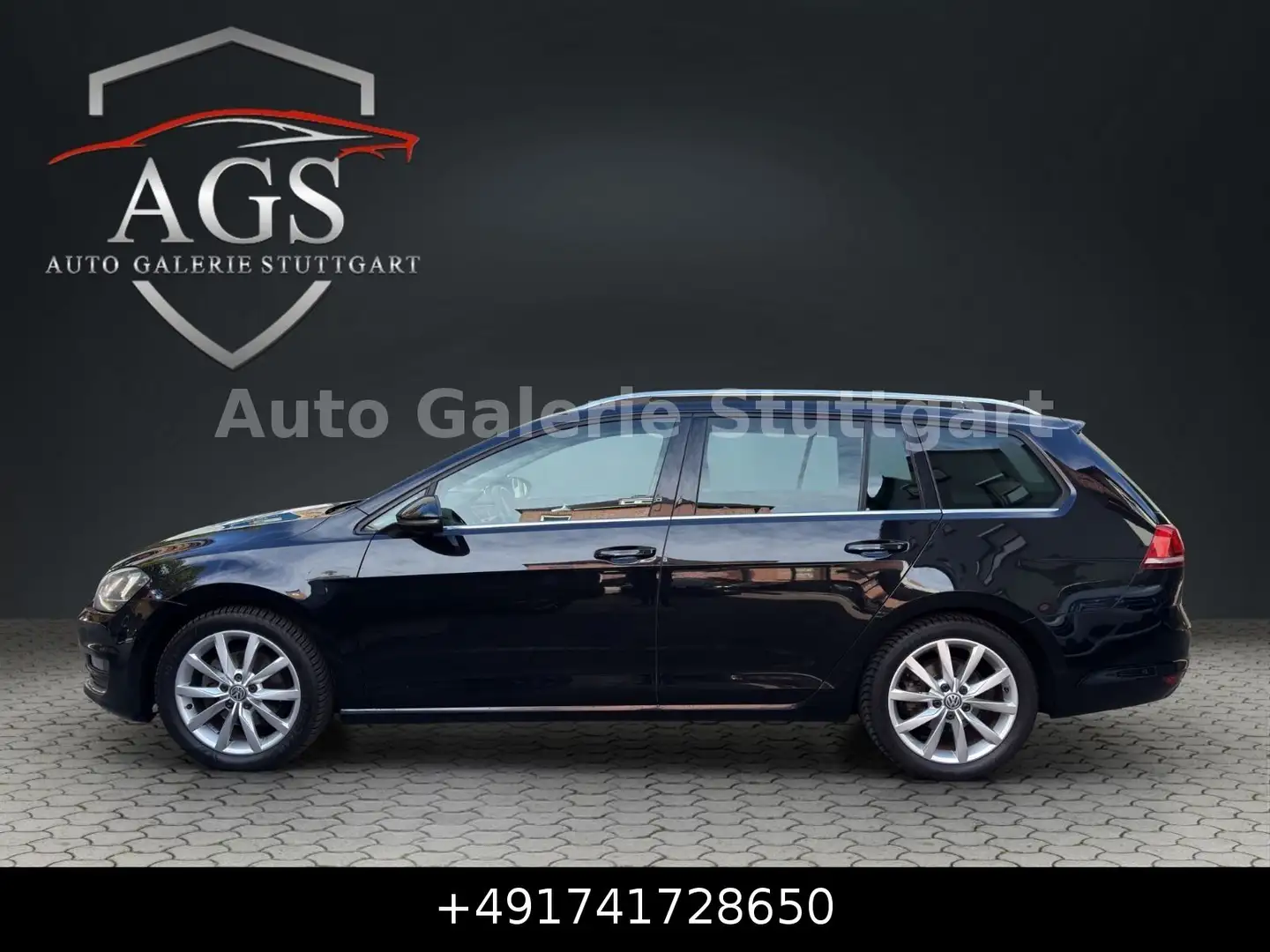 Volkswagen Golf VII Variant Highline BMT*TÜV NEU*NAVI*TEMP* Negro - 2