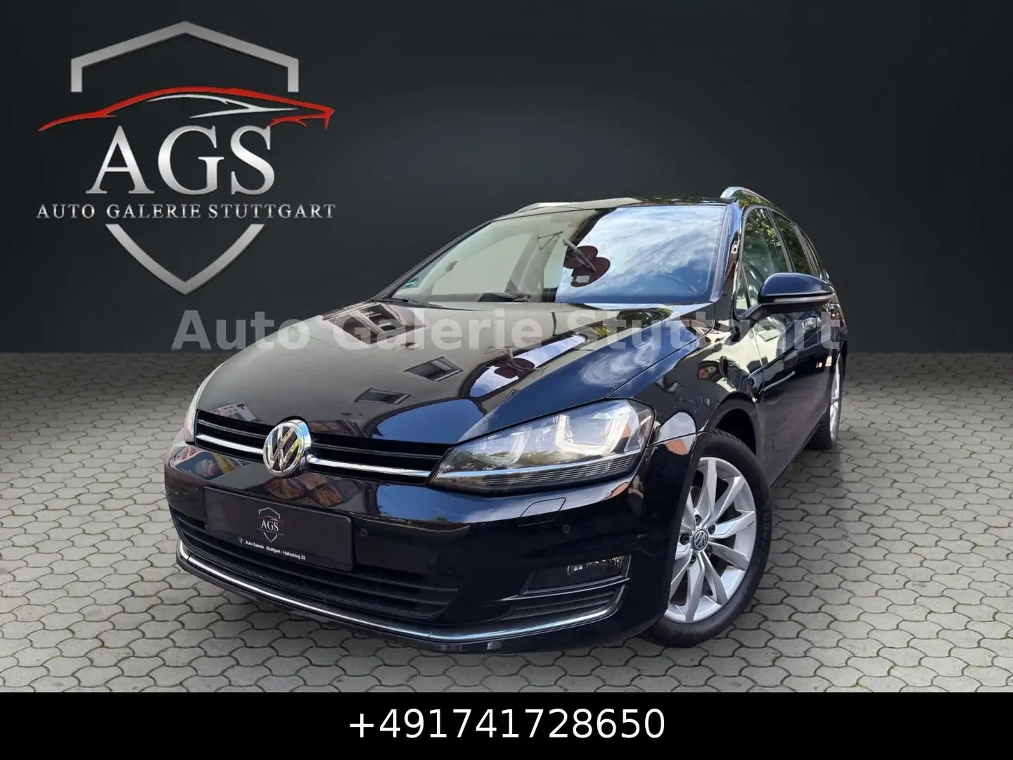 Volkswagen Golf VII Variant Highline BMT*TÜV NEU*NAVI*TEMP* Negro - 1