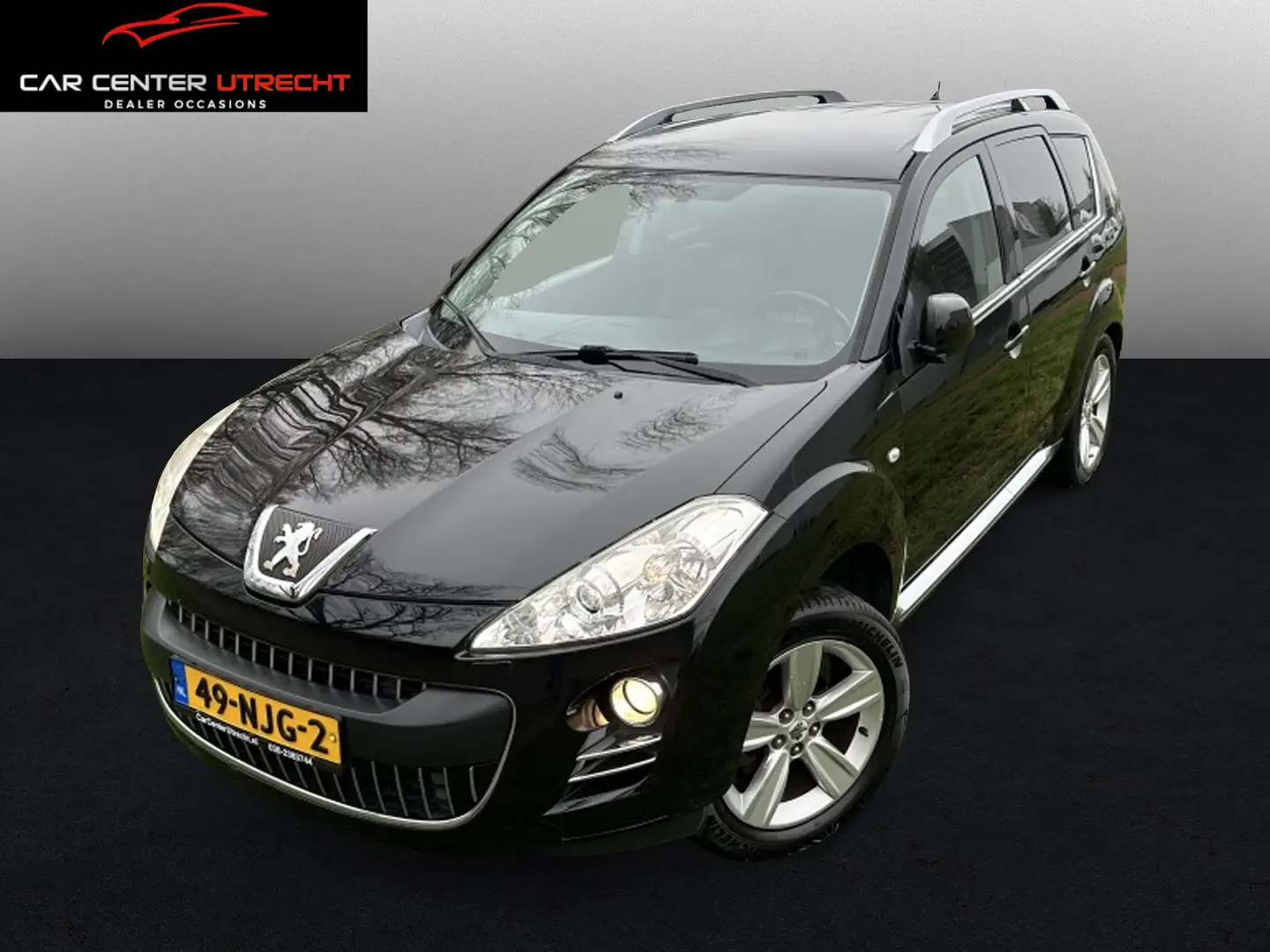 Peugeot 4007 2.2 HDiF Platinum 7p airco navi leder trekhaak Negru - 1