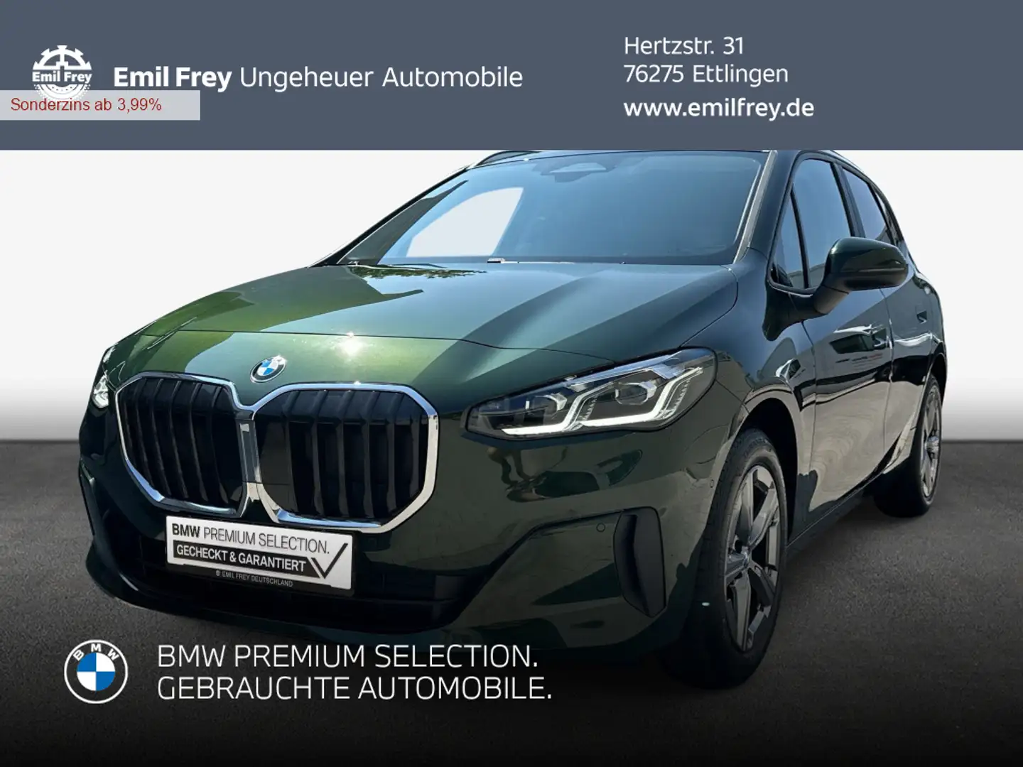 BMW 218 218d Active Tourer Aut. LED AHK Green - 1