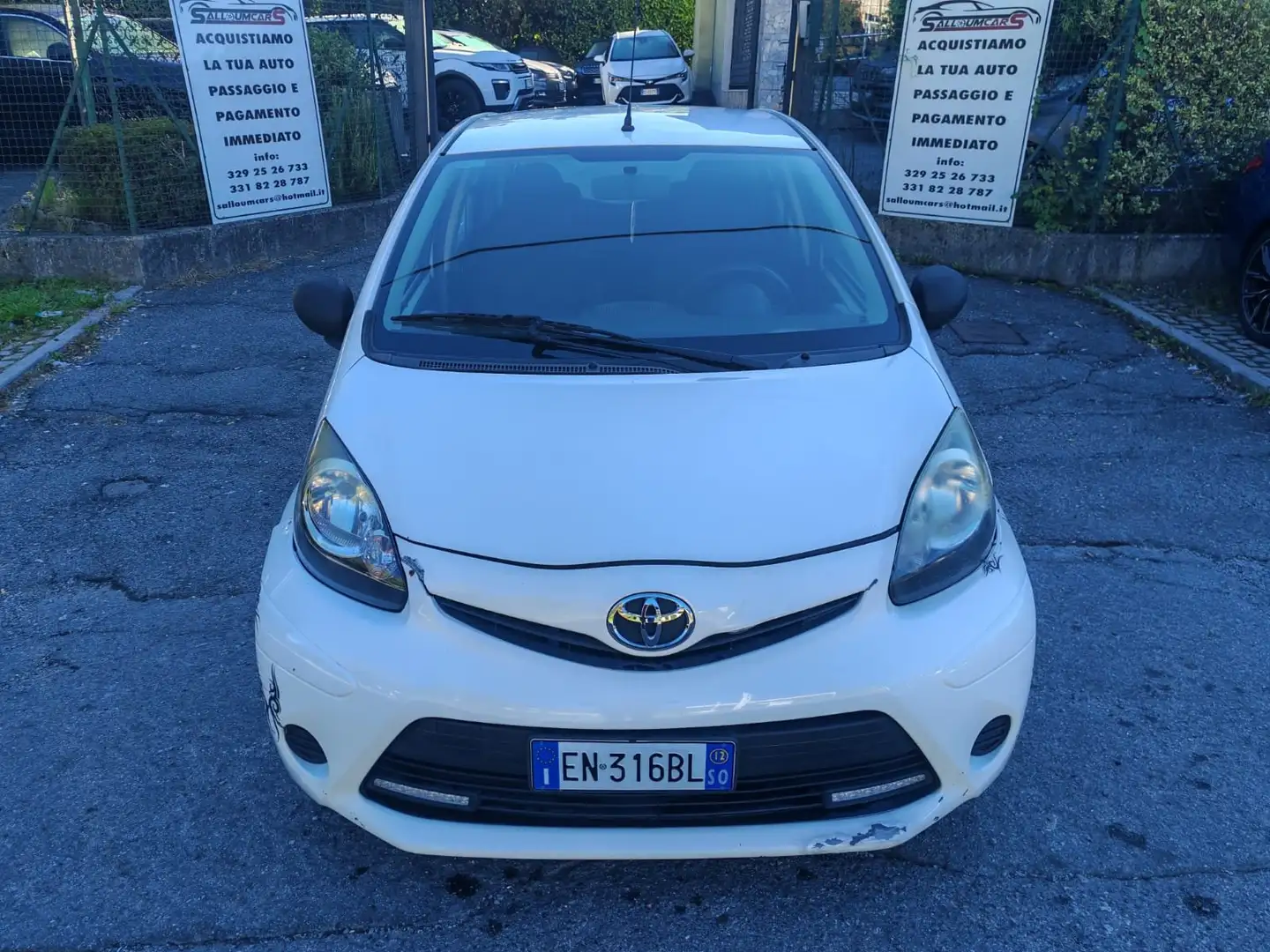 Toyota Aygo Aygo I 2012 5p 1.0 Active connect Bianco - 2