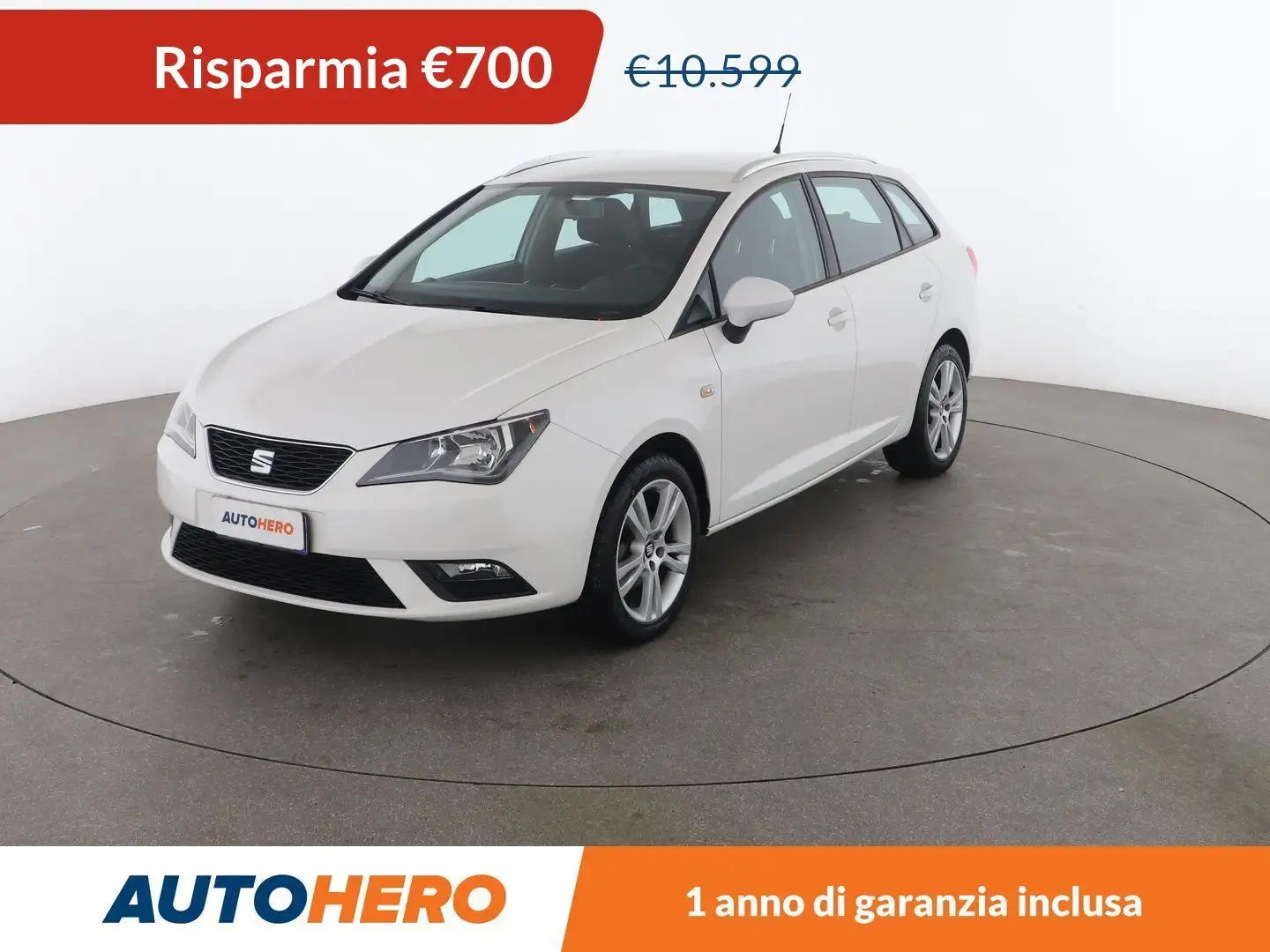 SEAT Ibiza 1.4 TDI 90 CV Bianco - 1