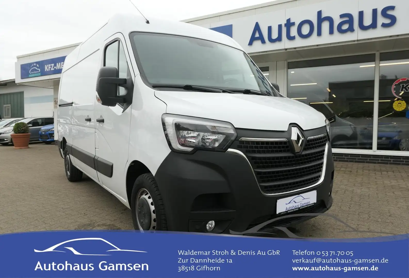 Renault Master 2.3 dCi L2H2 HKa 3,3t Klima/LED/Radio/PDC Blanc - 1