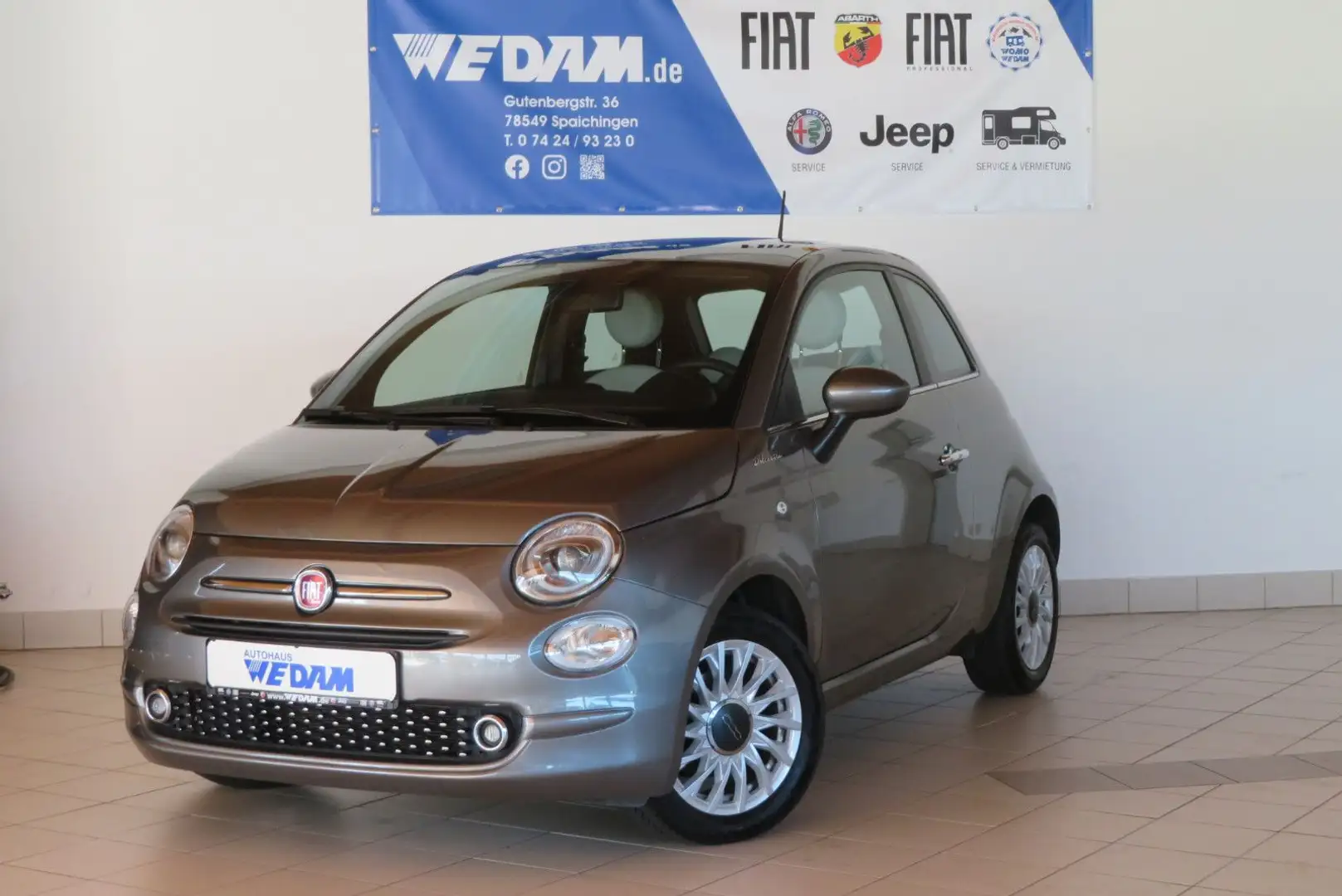 Fiat 500 1.0 MildHybrid Dolcevita *Klimaautomatik* Grijs - 1