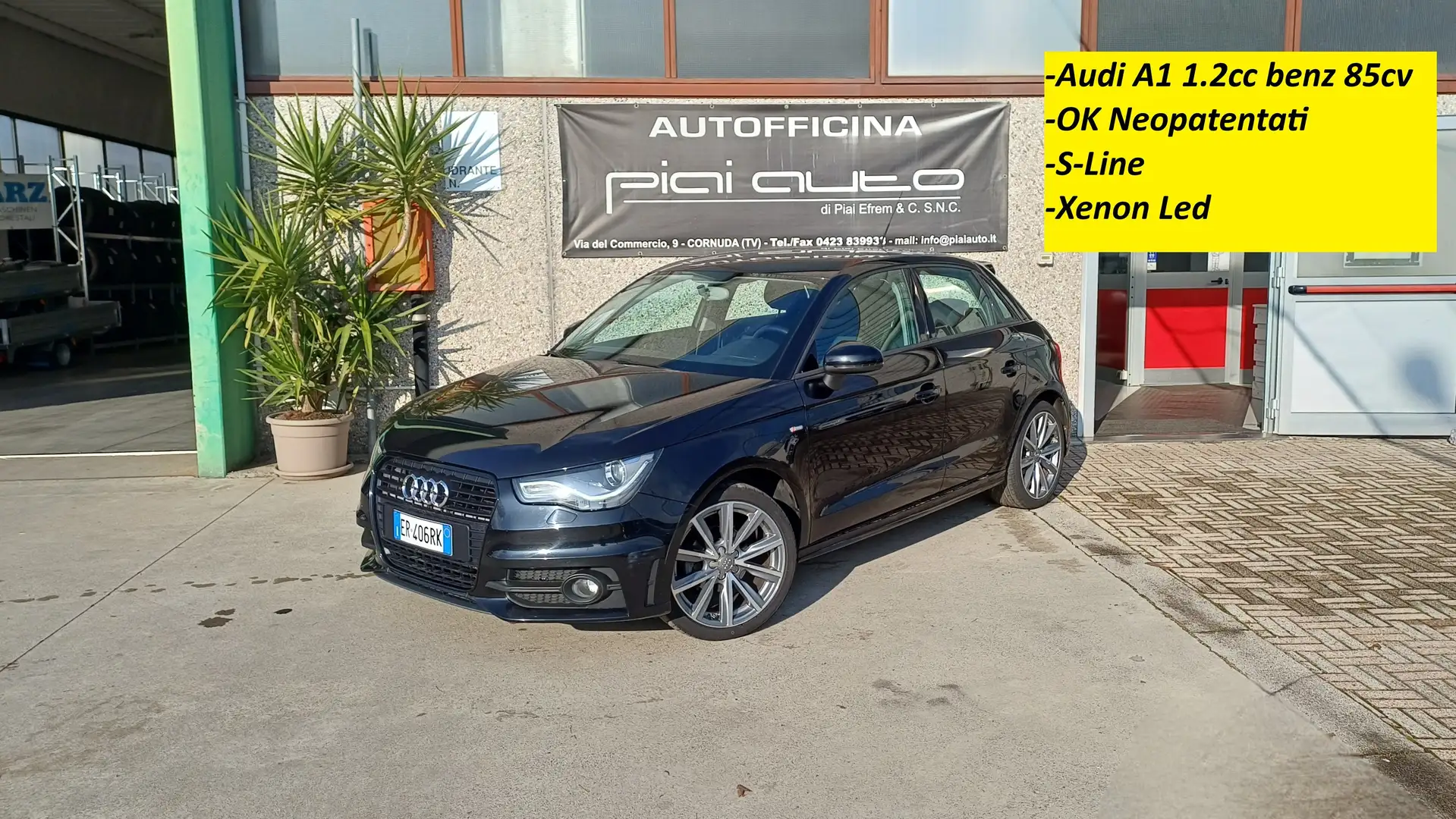 Audi A1 Sportback 1.2 tfsi Admired S-Line Neopatentati Noir - 1