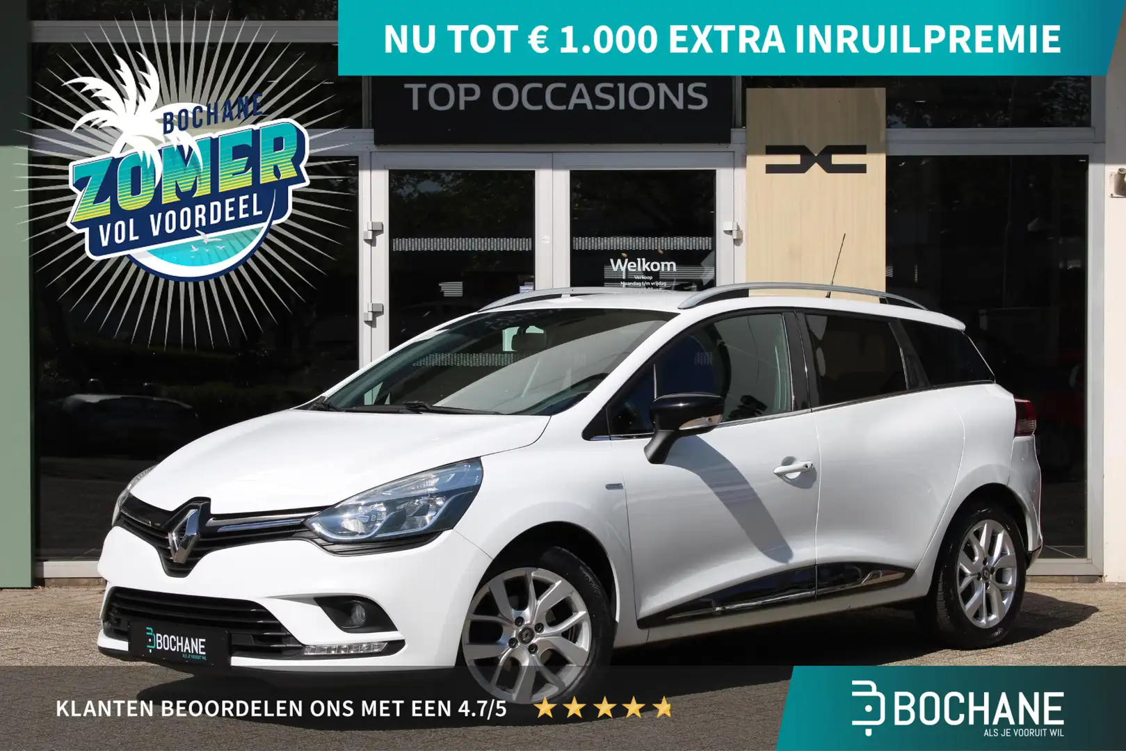 Renault Clio Estate 0.9 TCe Limited Parkeersensoren | Armsteun Wit - 1