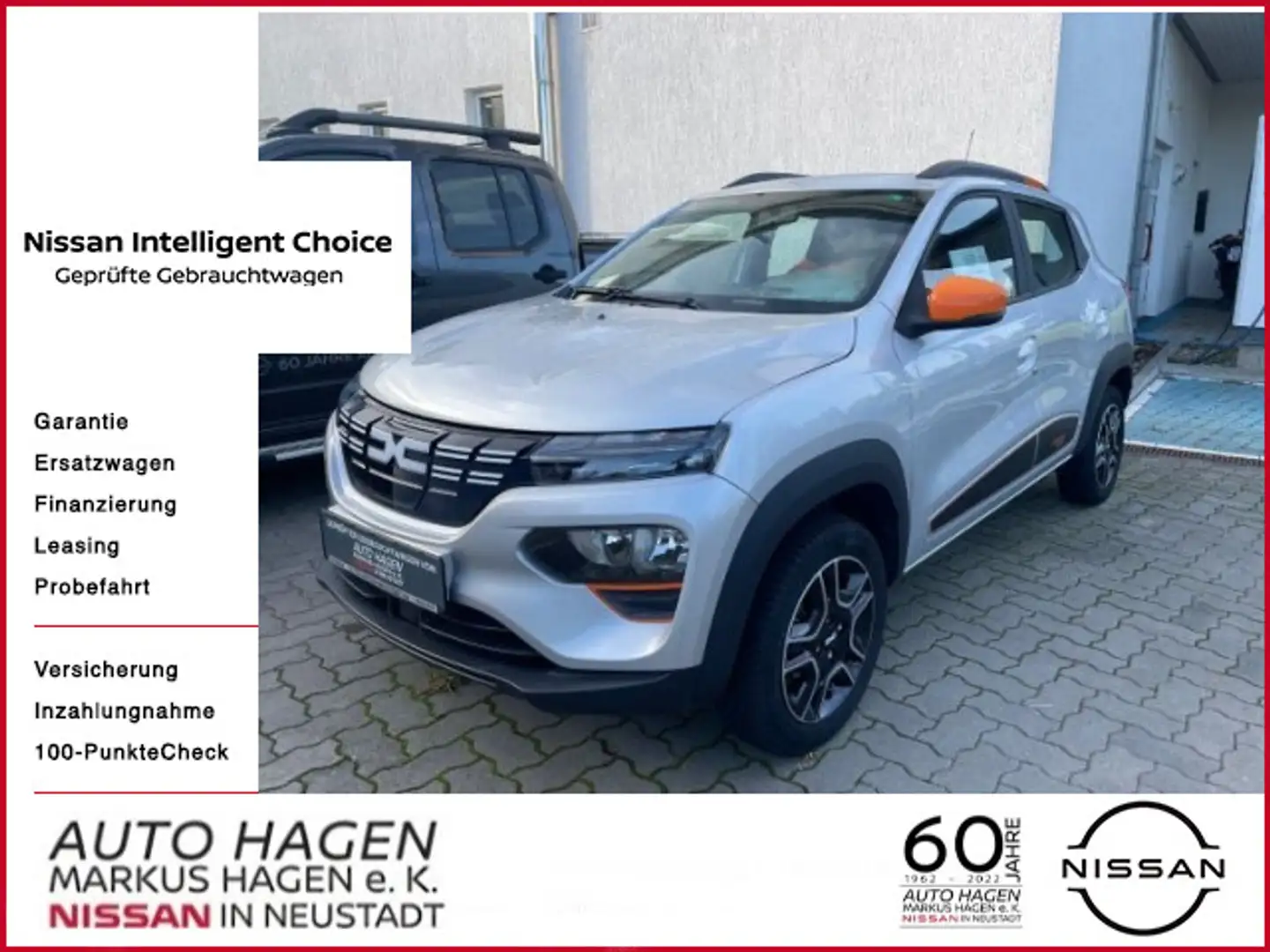 Dacia Spring Electric 45 Essential 14" GJR Einparkhilf Grau - 1