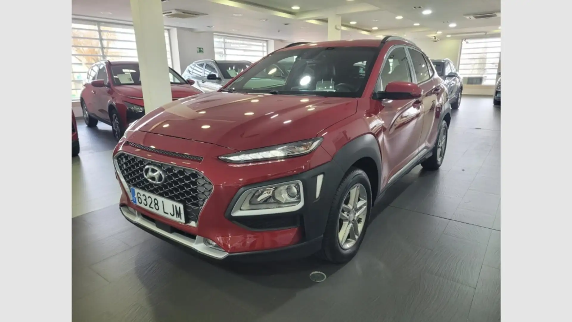Hyundai KONA 1.0 TGDI Tecno 2C Lime 4x2 Burdeos - 2