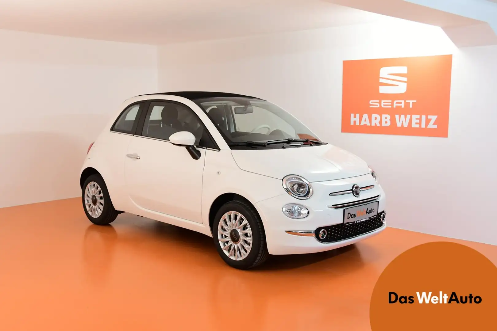 Fiat 500 Cabrio Dolcevita Weiß - 1
