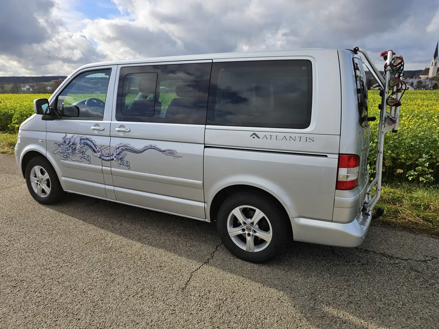 Volkswagen T5 Multivan Transporter T5 TDI DPF Atlantis Серебристый - 2