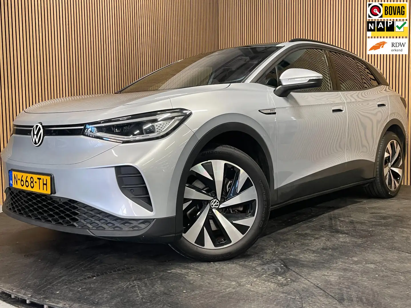 Volkswagen ID.4 Pro 77 kWh|96% SOH|GROTE ACCU|PANO|TREKHAAK|ACC|CA Gris - 1