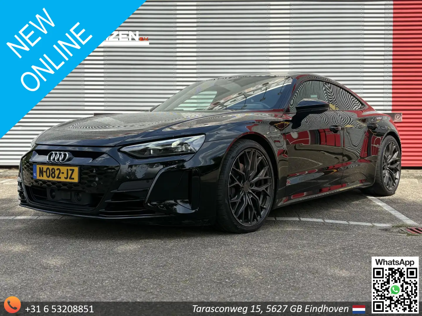 Audi e-tron GT GT 93 kWh | € 39.950,- NETTO! | Leder | Pano | Cli Zwart - 1