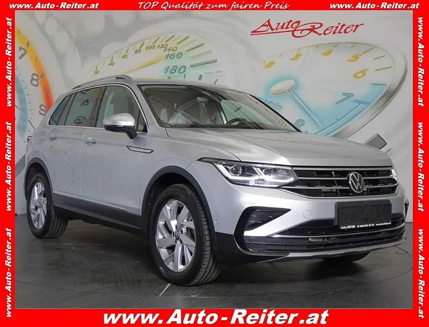 Volkswagen Tiguan 2,0 TDI 4Motion Elegance DSG *STANDHEIZUNG, MAT... Silber - 1