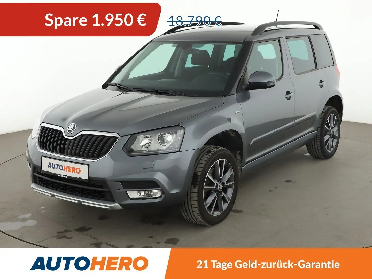 Skoda Yeti 1.4 TSI Drive Aut.*NAVI*XENON*TEMPO*PDC* Grau - 1