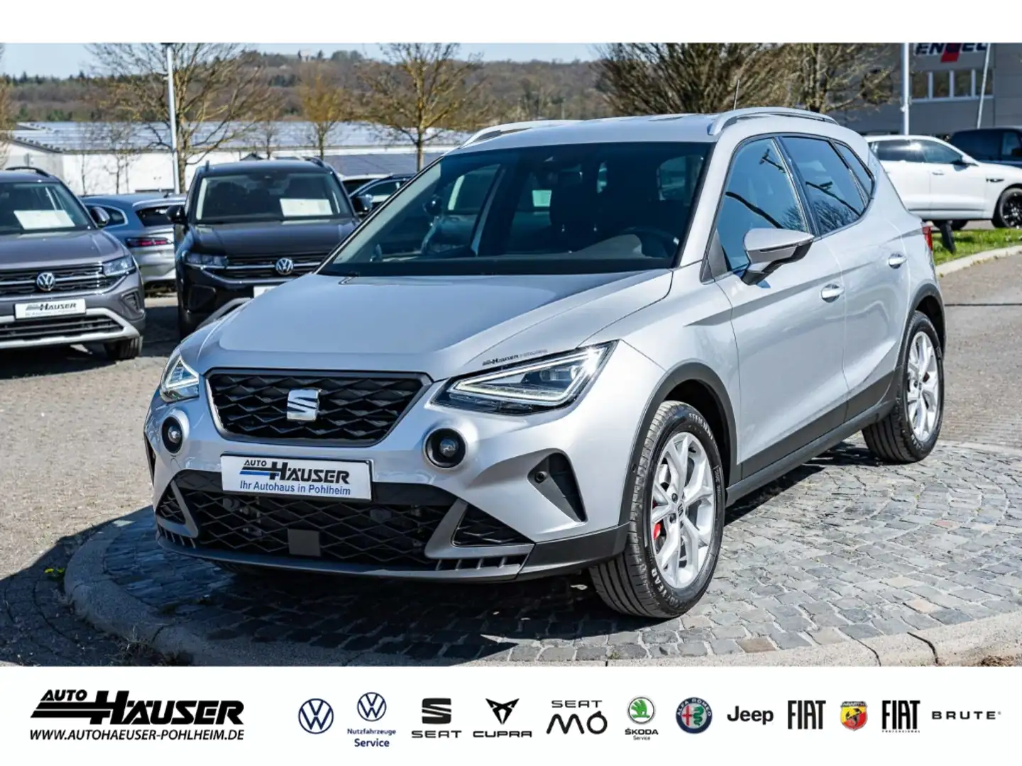 SEAT Arona FR 1.0 TSI DSG VIRTUAL NAVI KAMERA PARK ACC LED SI Silber - 1