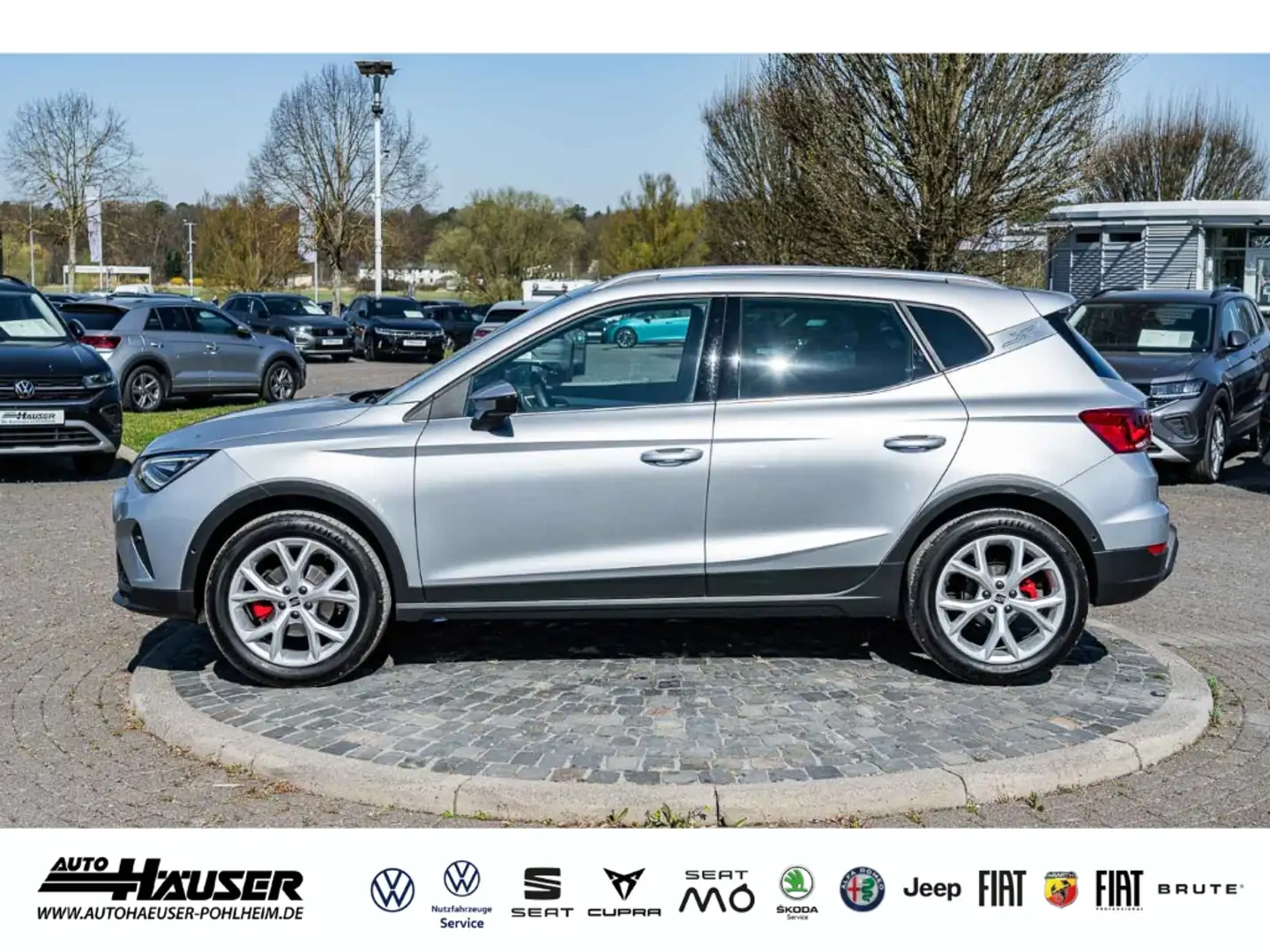 SEAT Arona FR 1.0 TSI DSG VIRTUAL NAVI KAMERA PARK ACC LED SI Silber - 2