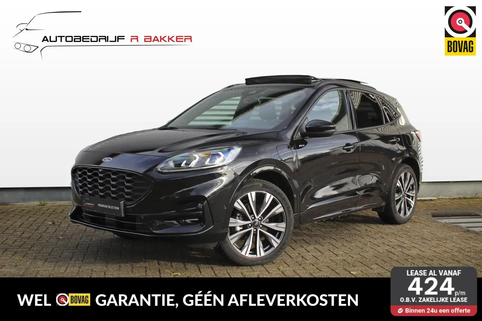 Ford Kuga 2.5 PHEV ST-Line X // Full options | Pano | Elek. Zwart - 1