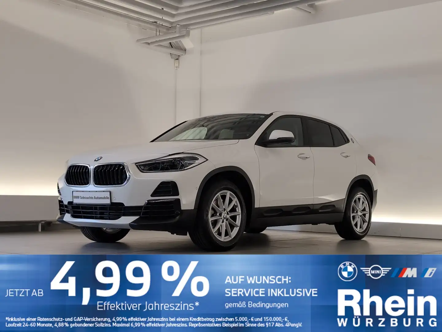 BMW X2 sDrive18i Advantage HUD/LRH/DAB HUD/LRH/DAB Blanc - 1