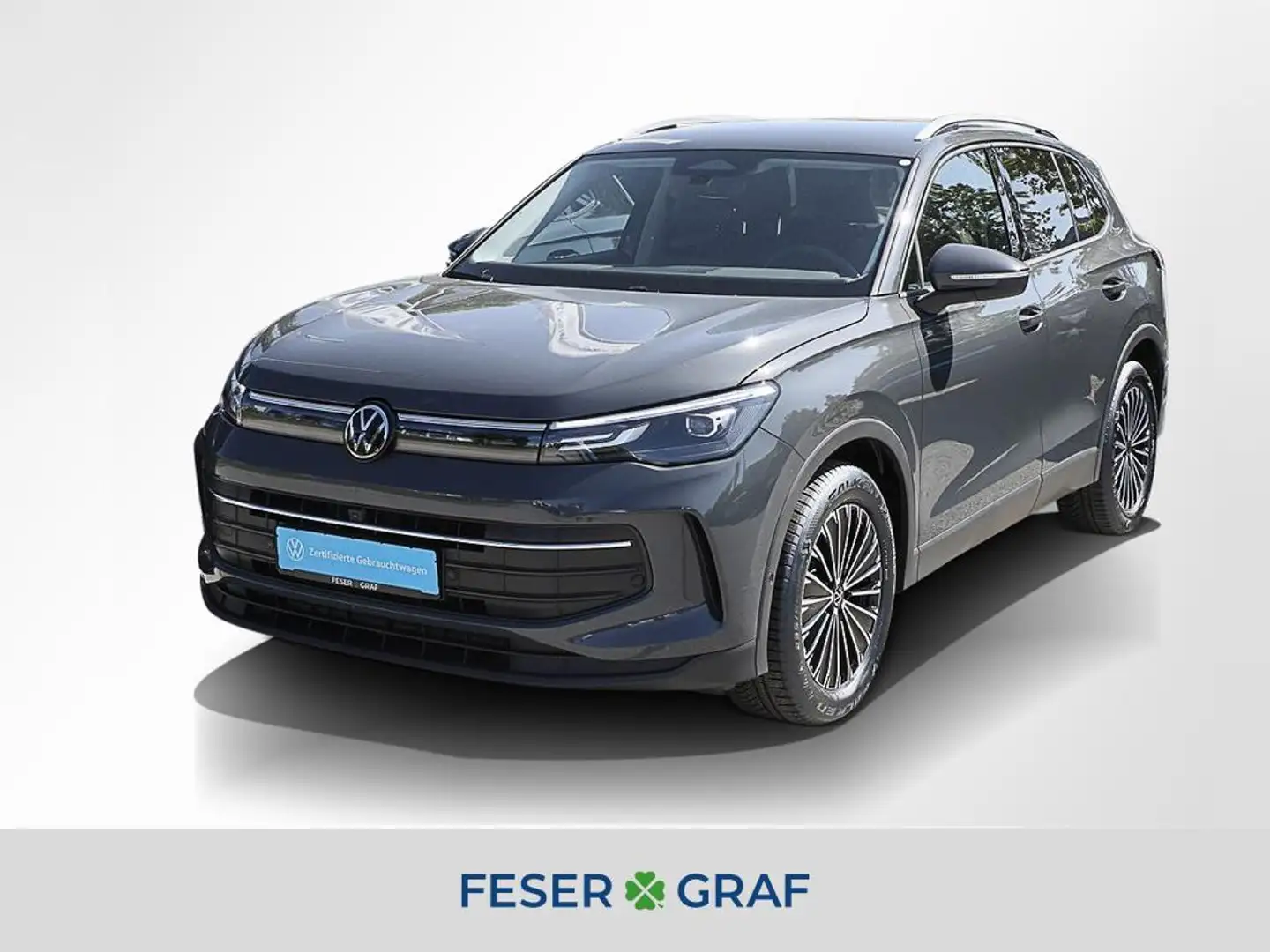 Volkswagen Tiguan 1.5 eTSI Life DSG 360° ACC AHK Navi Sitzh Grau - 1