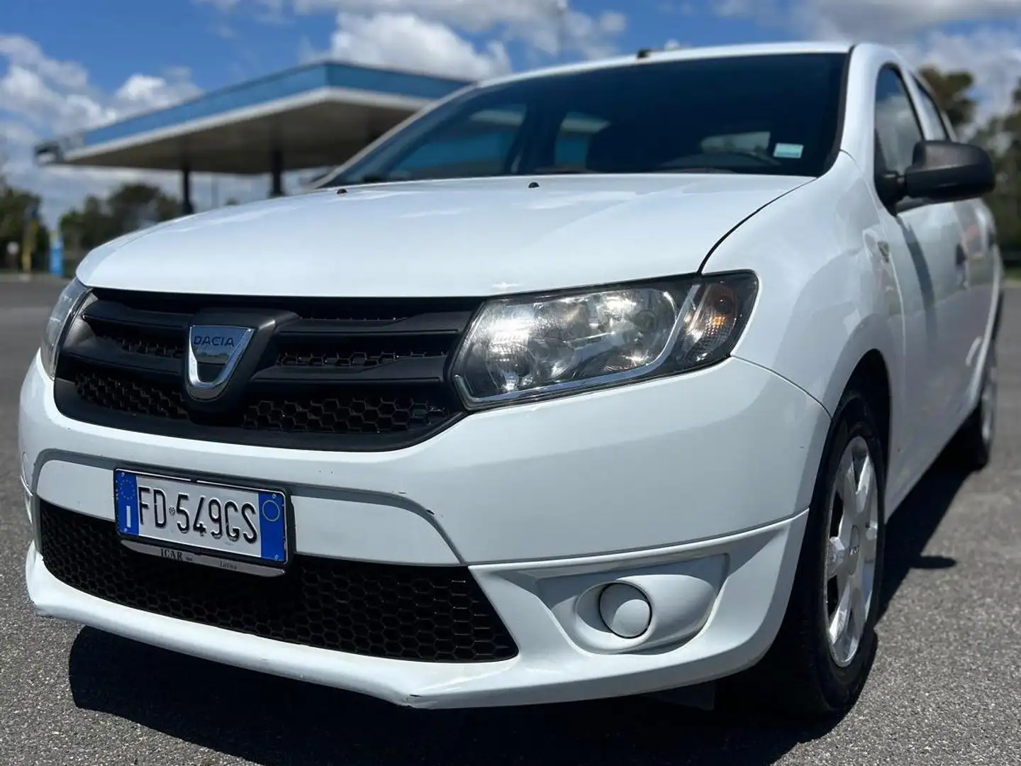 Dacia Sandero Sandero II 2013 1.2 Laureate 73cv E6 Bianco - 2