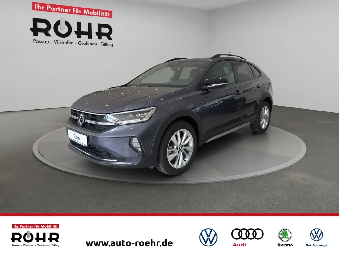 Volkswagen Taigo Goal (AHK/Keyless/Kamera/Matrix) 1.5 l TSI 7-Gang- Gris - 1