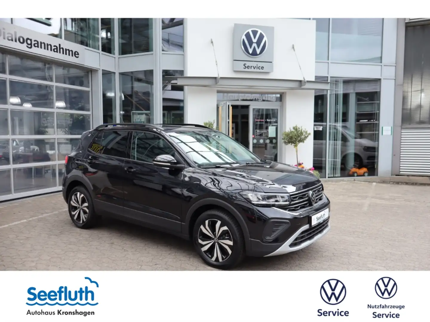 Volkswagen T-Cross 85 kW EU6e 1.0 TSI Life AHK RFK Sitzhzg. App-Conne Schwarz - 1