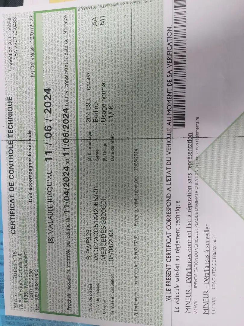 Mercedes-Benz S 320 S 320 CDI (EURO 4) Silber - 1