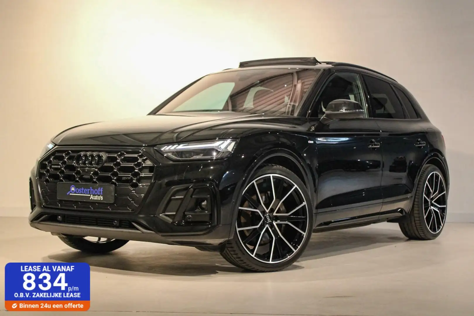 Audi Q5 55 TFSI e Competition PANO | LUCHTV | HUD | RS sto Negru - 1