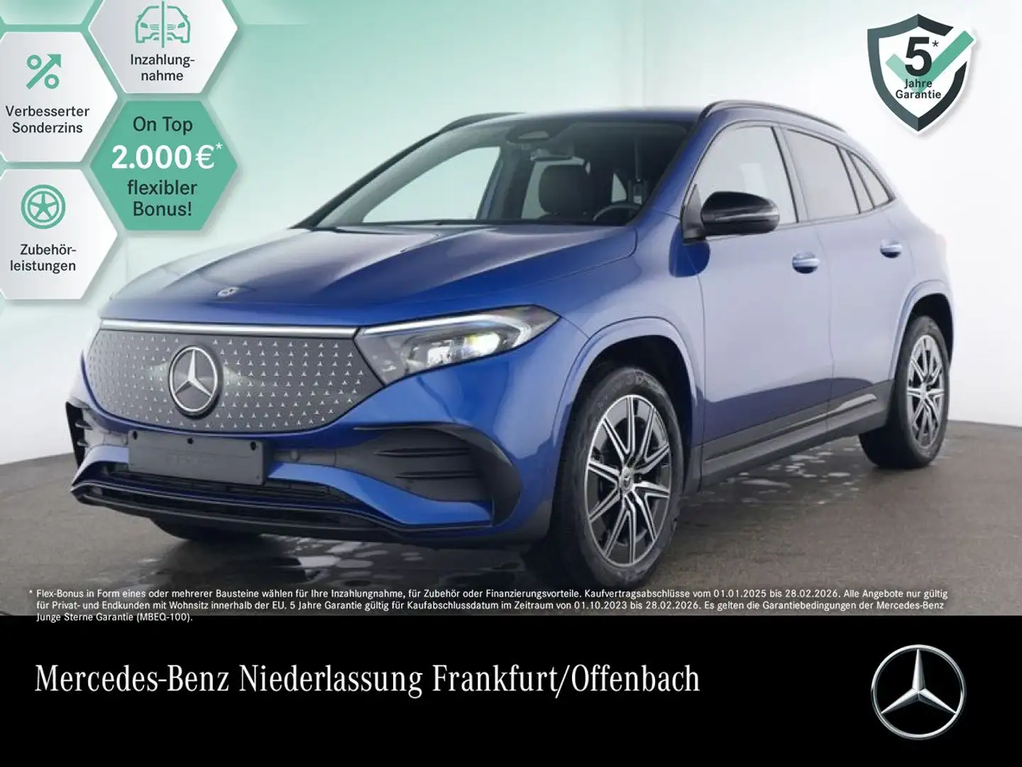 Mercedes-Benz EQA 300 4M AMG+NIGHT+PLUS-PAKET+KAMERA+KEYLESS Albastru - 1