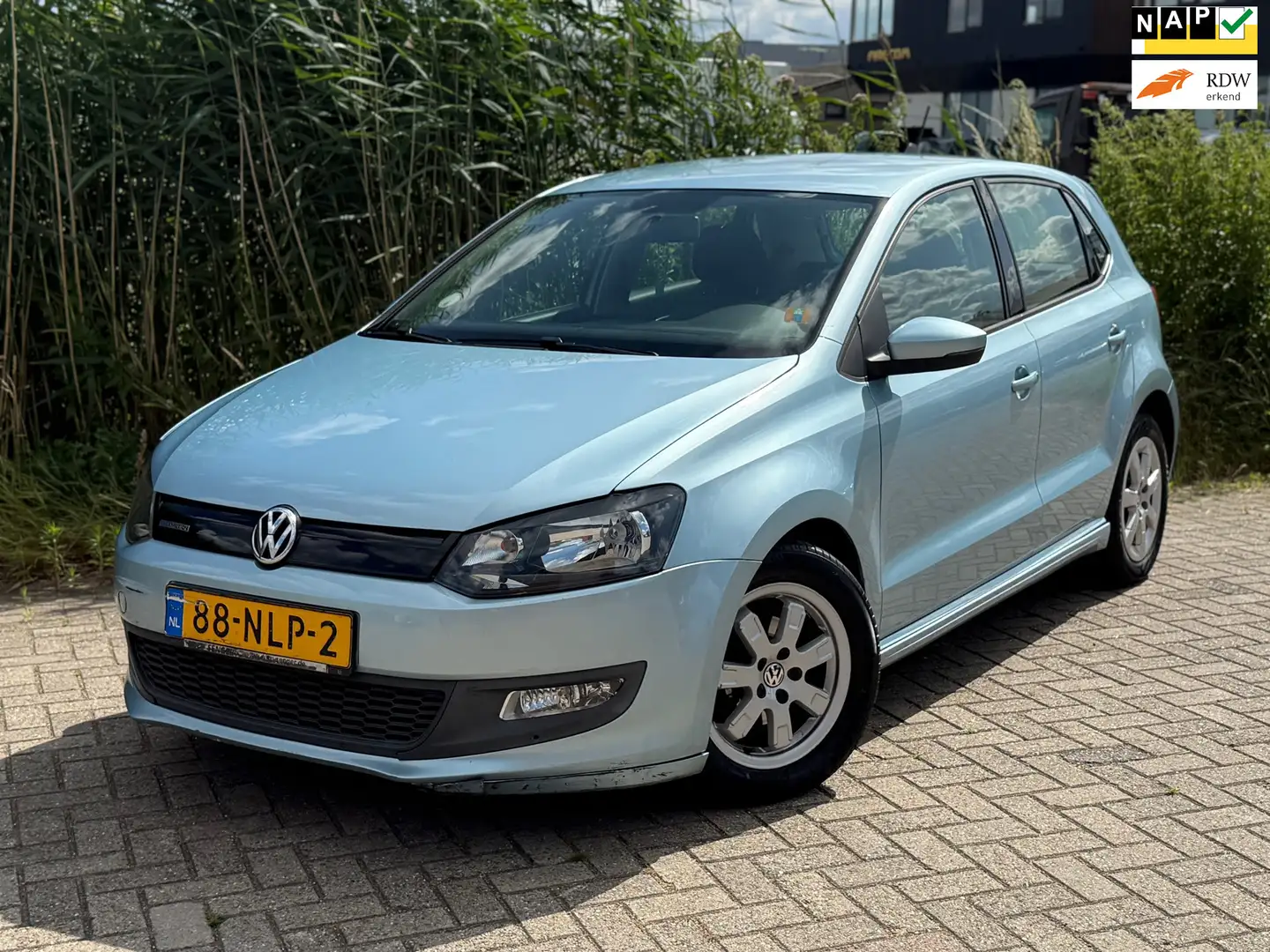 Volkswagen Polo 1.2 TDI BlueMotion Comfortline Navi Airco Cruise E Bleu - 1