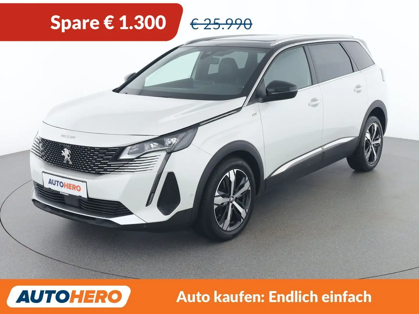 Peugeot 5008 1.5 Blue-HDi GT Weiß - 1