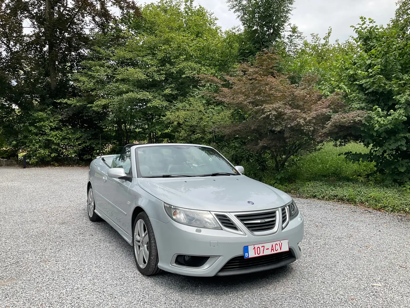 Saab 9-3 9-3 Cabriolet 1.9 TTiD Aero TX Edition Plus Argent - 1