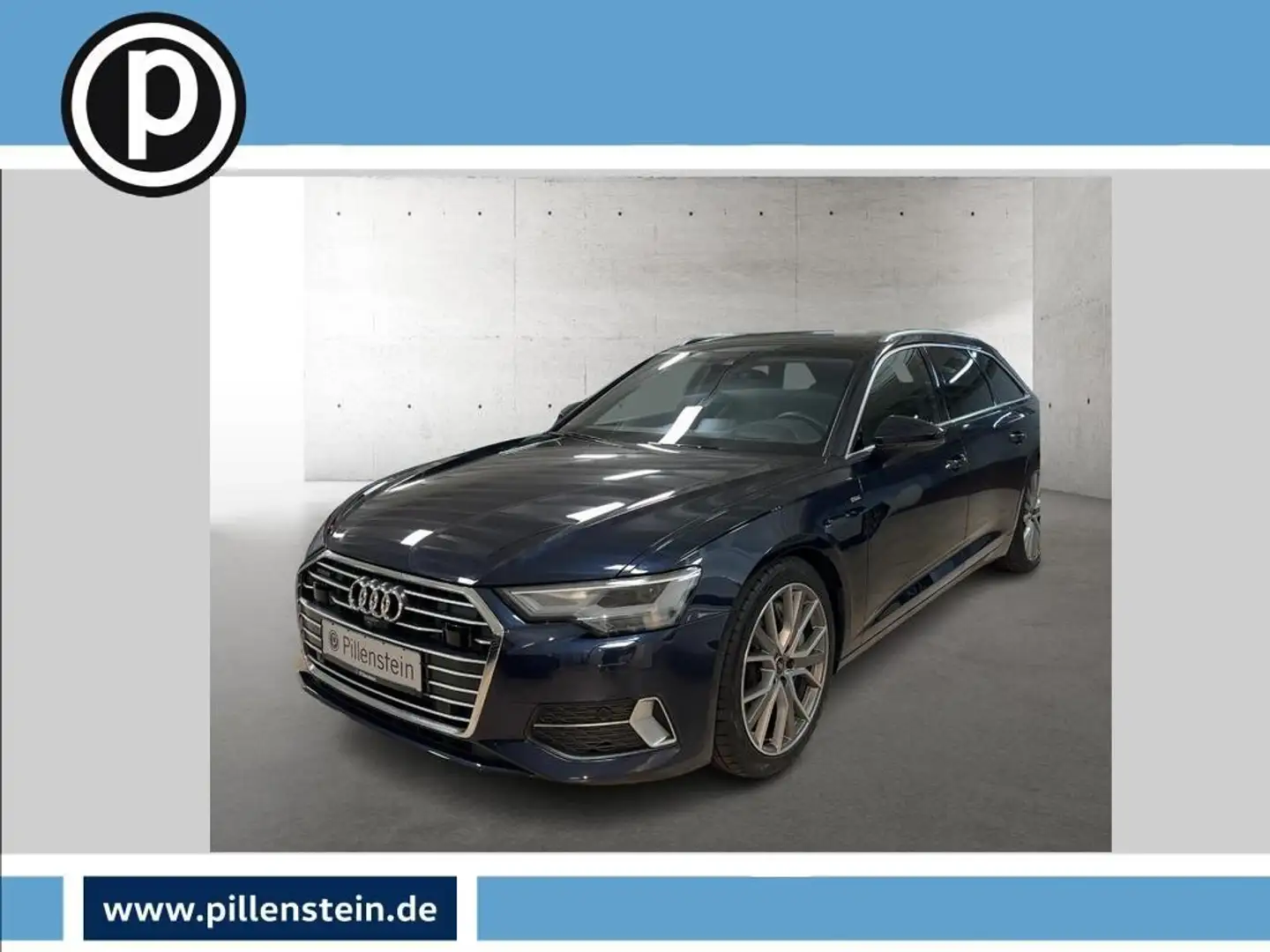 Audi A6 Avant S-LINE 50 2.0 TFSI e Quattro AHK PANO NAVI H Blau - 1