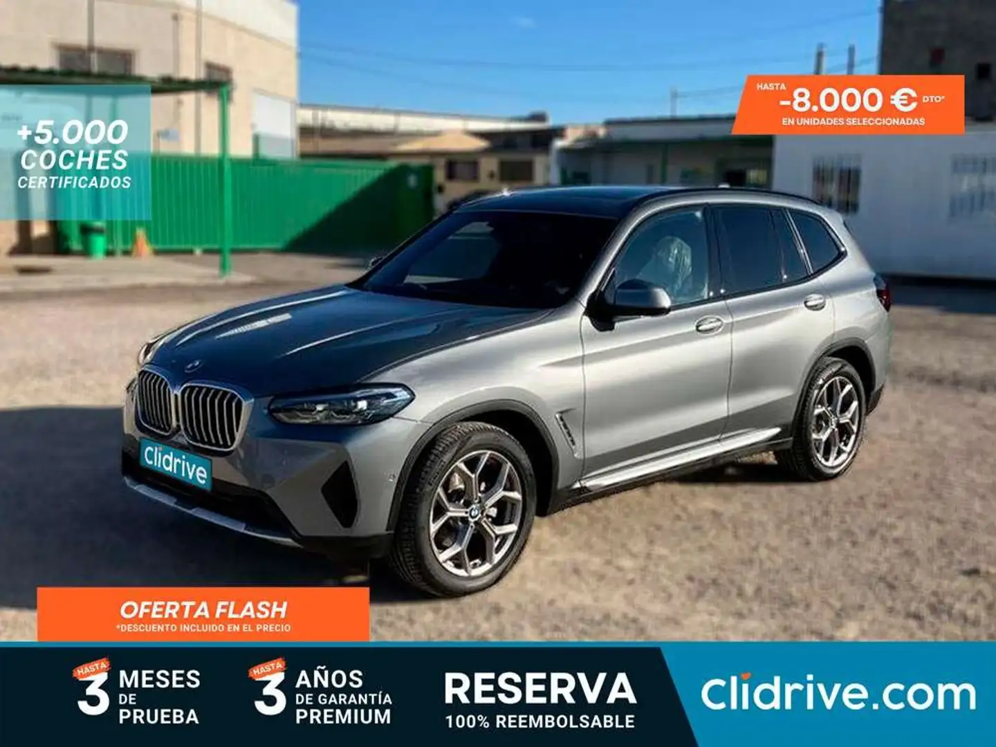 BMW X3 XDRIVE20D XLINE Gris - 1