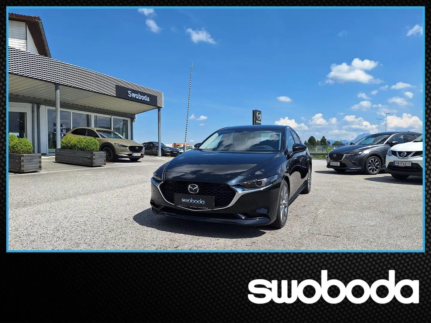 Mazda 3 Sedan e-Skyactiv G140 Exclusive-Line Schwarz - 1