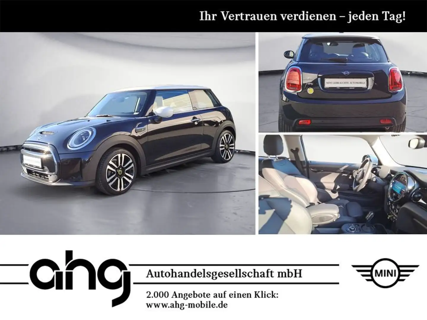 MINI Cooper SE . 3-Türer *Premium*Navi*LED*PDC*SHZ*DAB Schwarz - 1