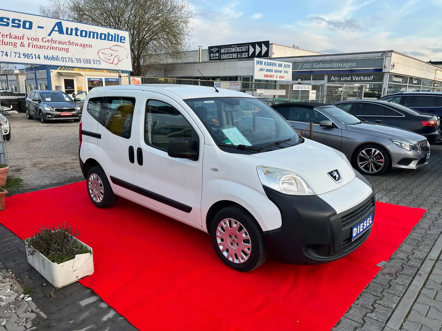 Peugeot Bipper Active *2-HAND*AHK*KLIMA*HU:10-24*SCHECKEHFT*EU-5* Blanco - 2