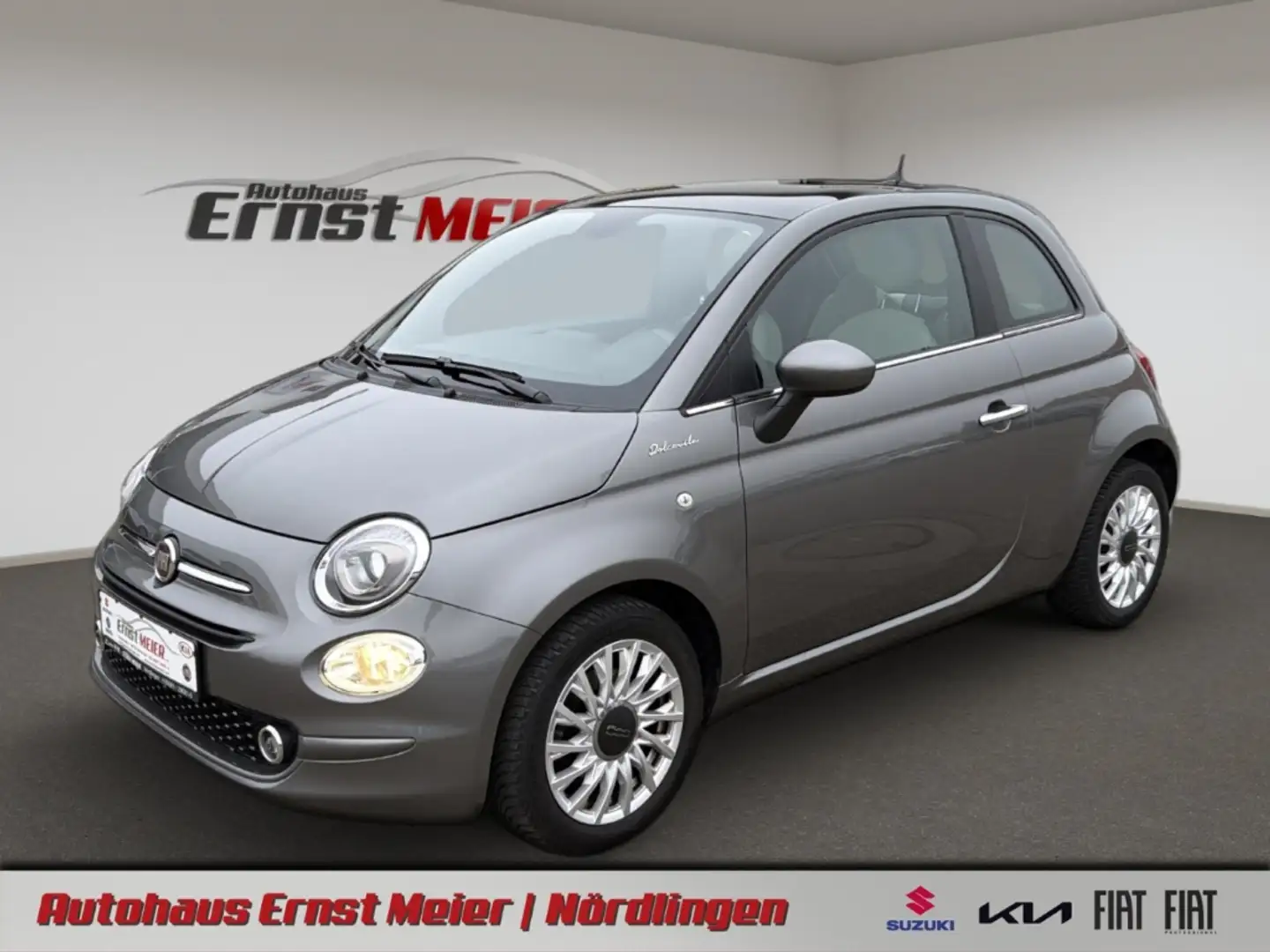 Fiat 500 1.0 GSE Hybrid DOLCEVITA *Leder+Glasdach+PDC Grau - 1