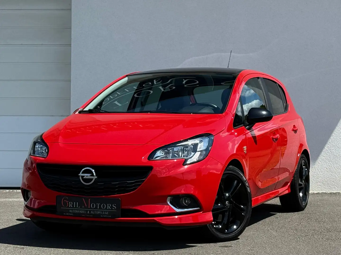 Opel Corsa-e 1,4 Turbo Black&Red OPC Line-CarPlay-Tempomat Rot - 1