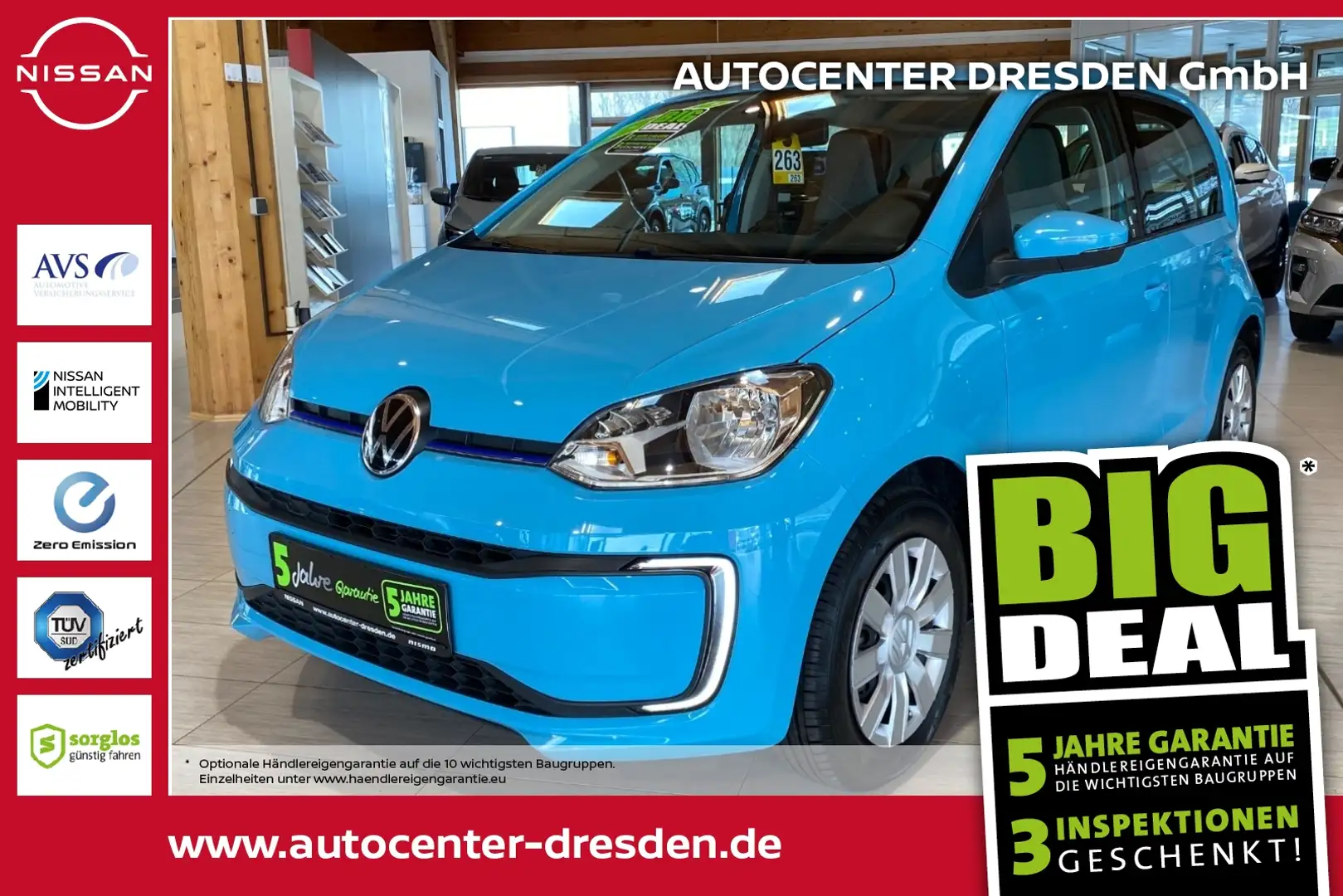Volkswagen up! e- KlimaA Blue - 1