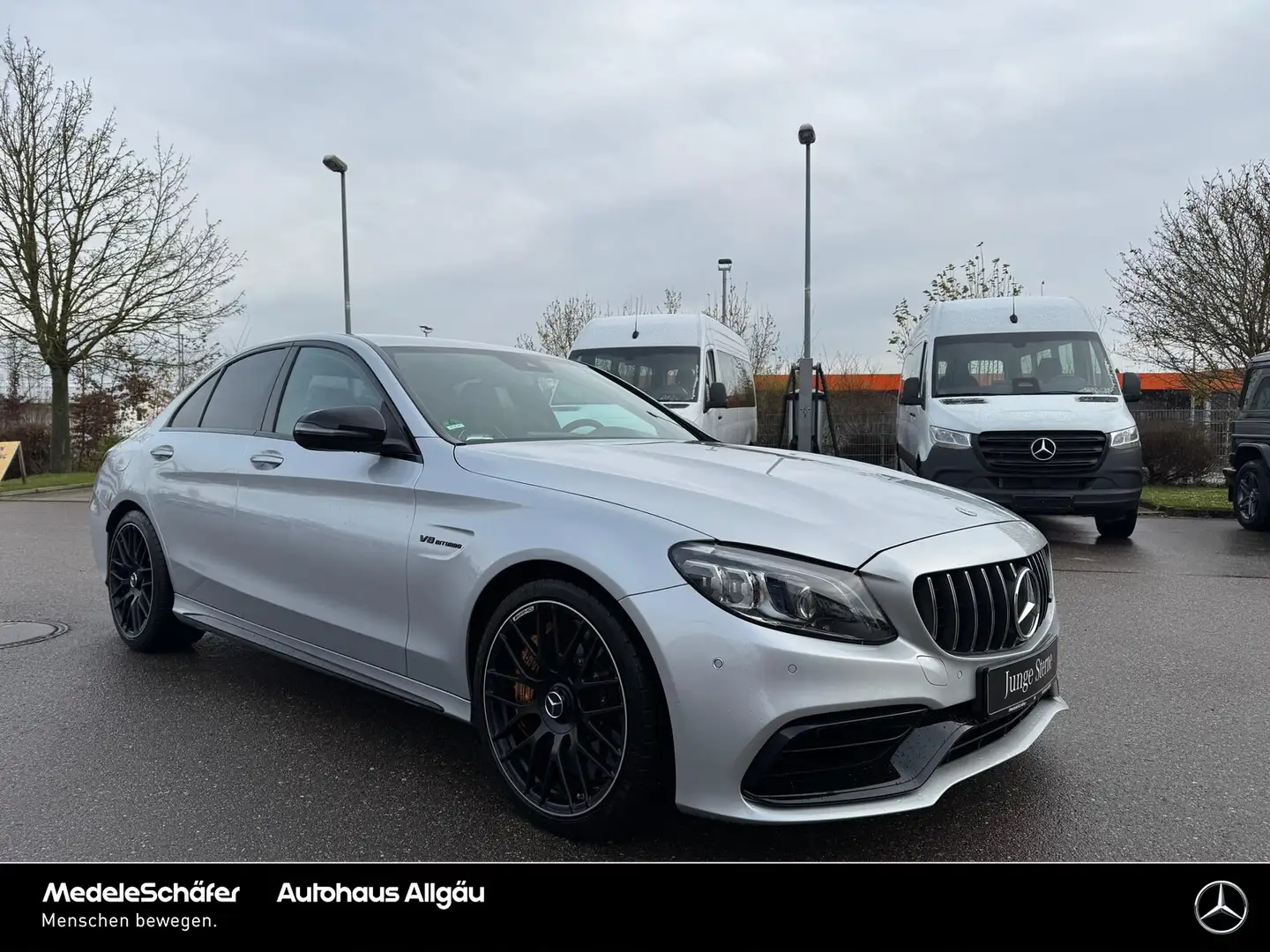 Mercedes-Benz C 63 AMG C 63 AMG S Keramik Drivers PerfSitz+AGA Burm Com Silber - 2