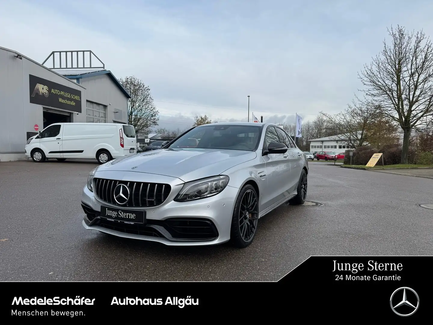 Mercedes-Benz C 63 AMG C 63 AMG S Keramik Drivers PerfSitz+AGA Burm Com Silber - 1