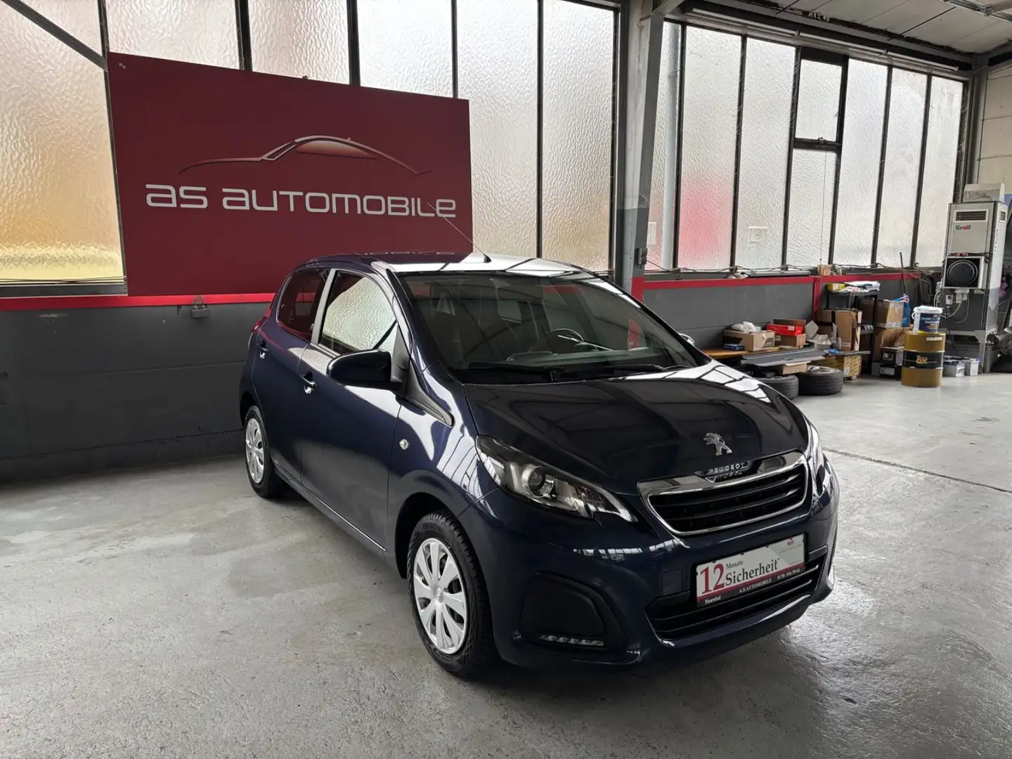 Peugeot 108 Active/Klimaanlage/Wenig Km/Aus 2.Hand/ Blau - 2