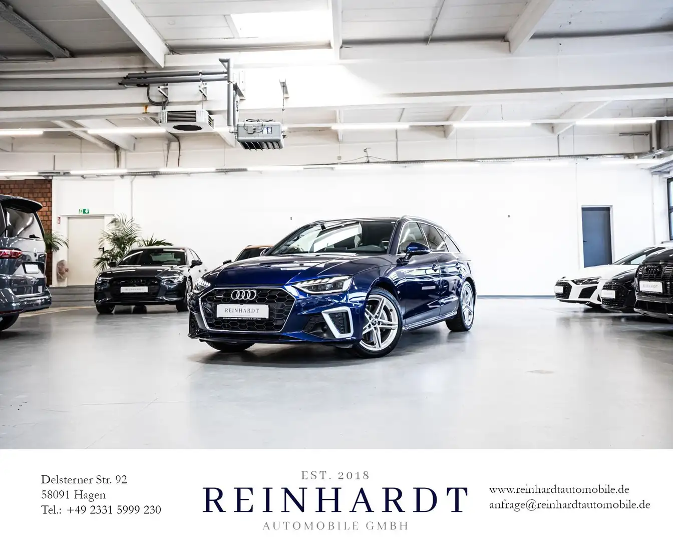 Audi A4 AVANT 40TDi Q 2x S LINE/MATRIX/ACC/KAMERA/VC Azul - 1