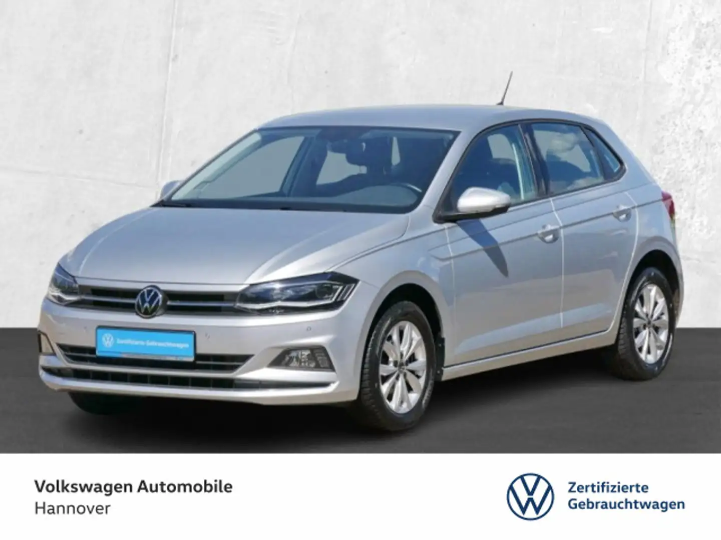 Volkswagen Polo 1.0 TSI Highline Navi AHK LED PDC SHZ Silber - 1